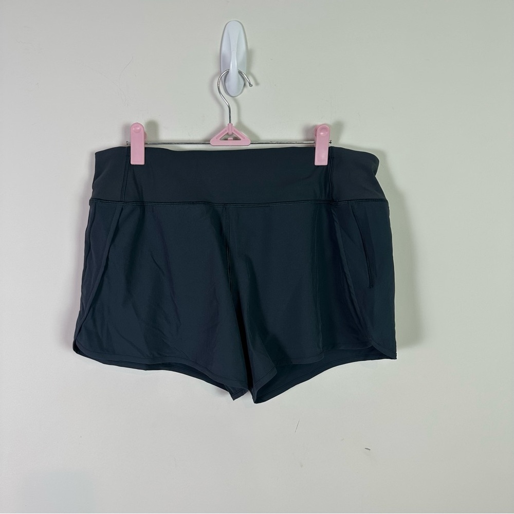 CRZ YOGA Women Black Active Running Shorts Size Large 12